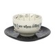 image 4 of Something Different Fortune Telling Ceramic Tea Cup - White/Black - One Size