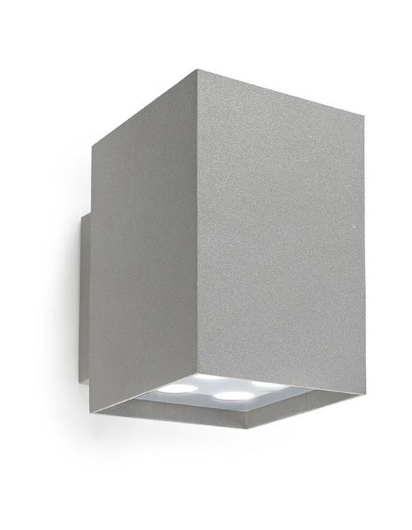 Afrodita Outdoor LED Up & Down Wall Light Grey 1690lm 3000K IP55 - Special Offer