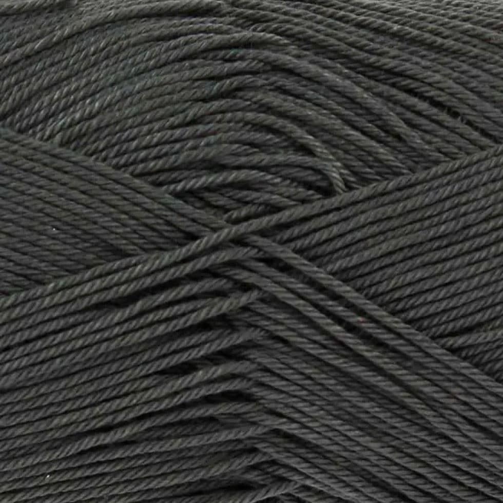 King Cole Grey Giza Cotton 4 Ply Yarn (Value Pack 12 x 50g Balls) For Crochet, Knitting - 158m per ball
