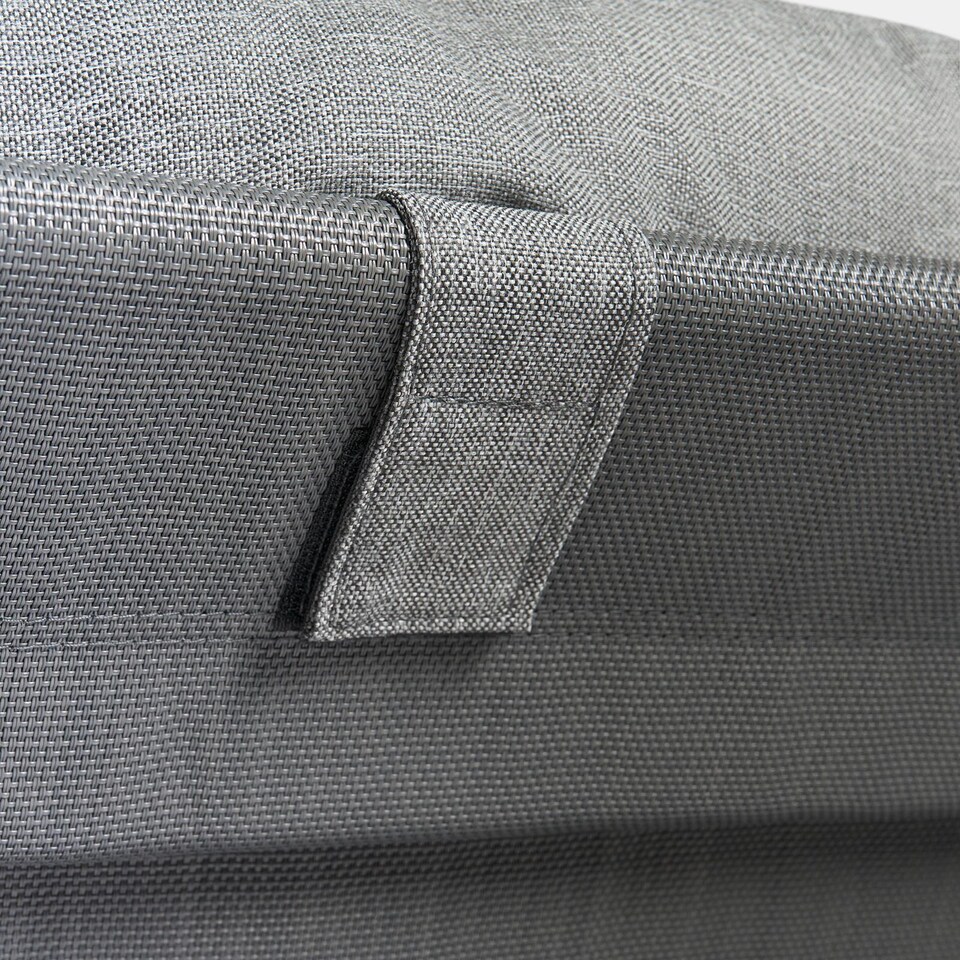 image 1 of OHS Mykonos Bistro Set Outdoor Table Chair Garden Patio Furniture | Grey