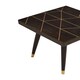 image 4 of Interiors by Premier Mango Wood And Gold Tip Legs Side Table Brown