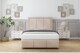 image 1 of Sloomy Lancaster Sand Naples Divan Bed With Mattress 2 Drawers Left Side With 26" Strutted Headboard & 12" Matching Footboard 6' Super King | Cream | Sand | Super King | 1