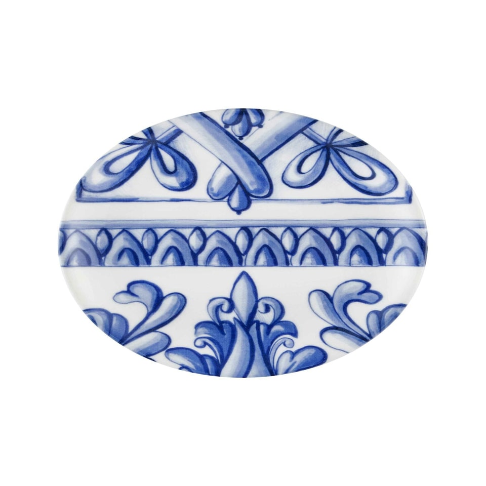 image 1 of Amalfi Collection 24-Piece Porcelain Dinner Set
