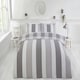 image 5 of PH Chambray Stripe Duvet Cover Set with Pillowcase Blue | Super King