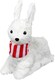 image 1 of 20cm Snow Lying Deer -Decorative Free Standing Figurine