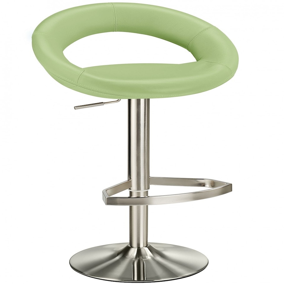 image 1 of Lunar Adjustable Bar Stool - Brown Brown