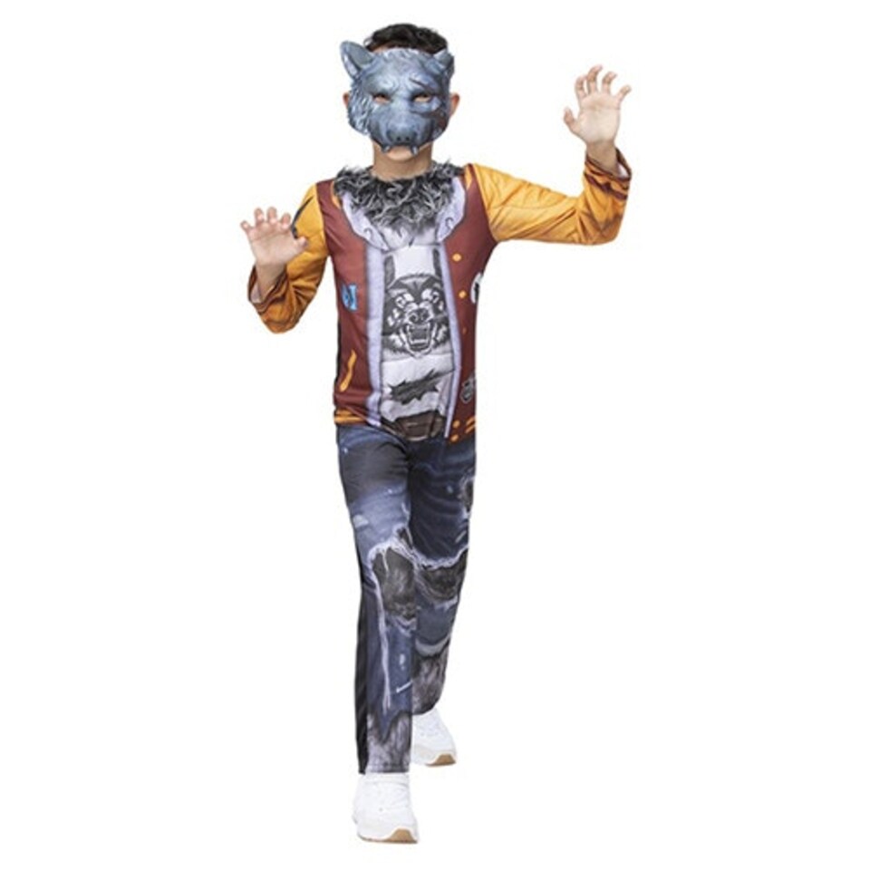 image 1 of Preppy Werewolf Boys Fancy Dress Costume Kids Large - Age 10-12