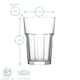 image 3 of LAV 12 Piece Aras Glassware Set - Clear | Clear | Clear