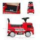 image 7 of HOMCOM 3-in-1 Ride On Car Kids Mercedes Truck Storage for 12 - 36 Months Red