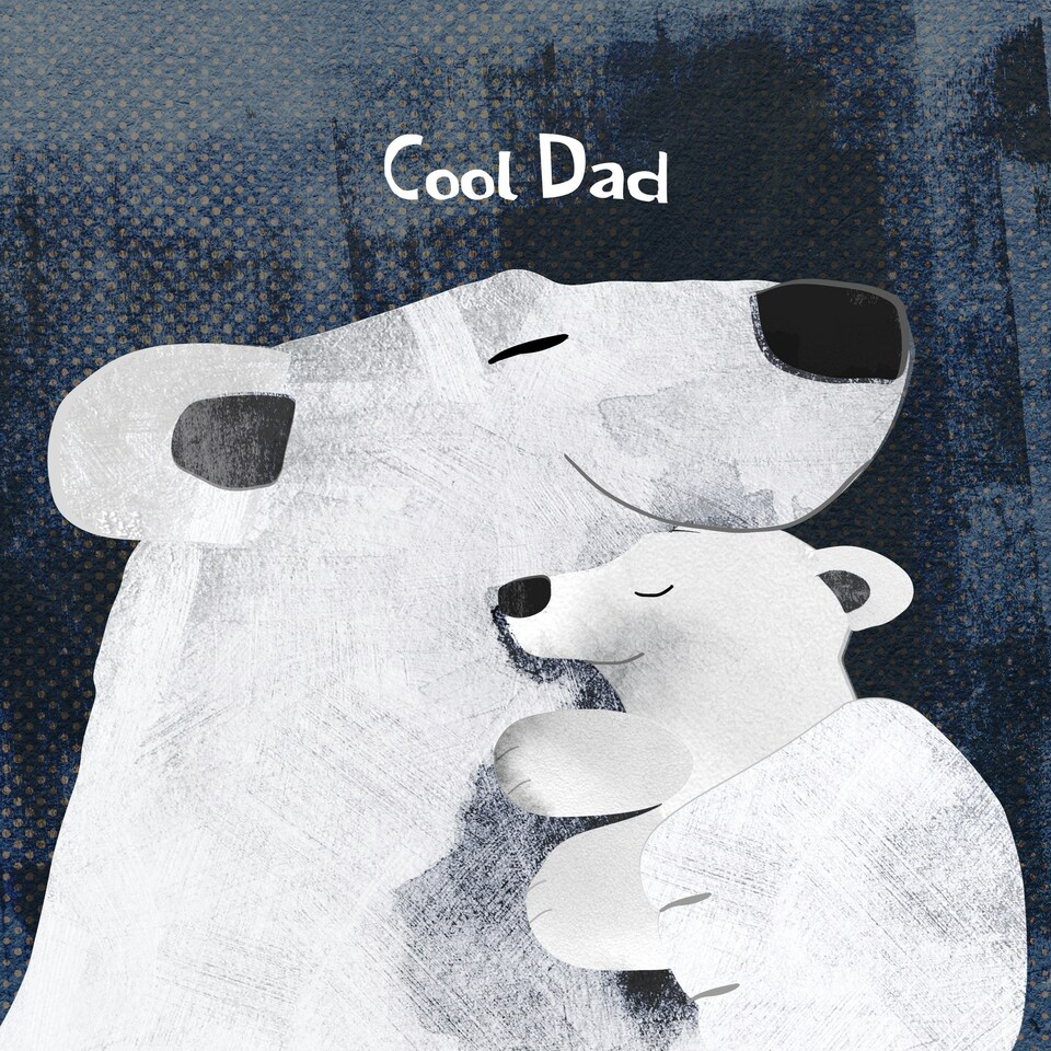 image 1 of Cool Dad Panda Greetings Card For Dad By Paul Delaney