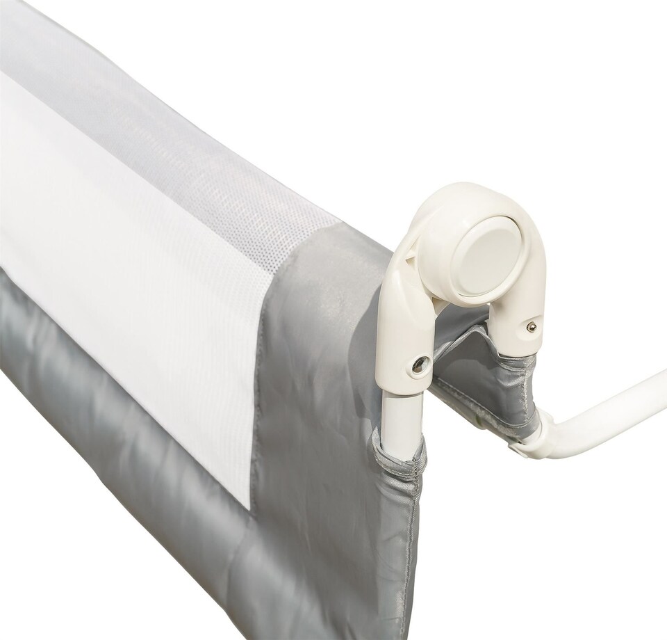 image 1 of Safetots Bed Rail, Grey 100cm Wide x 40cm Tall, Toddler Bed Guard for Safety