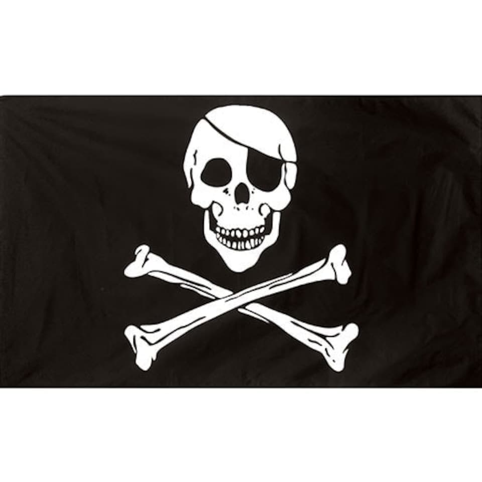 Pirate Jolly Roger Flag 5 x 3 ft