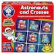 image 1 of Orchard Toys Mini Game Astronauts And Crosses Game