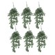 image 1 of Pack of 6 x Hanging UV and Fire Resistant Artificial Small Leaf Plant 78cm