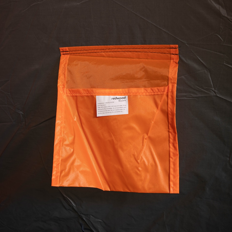 image 1 of 115cm x 210cm Portable Pop up Sun Shade Beach Tent with Carry Handle | Orange | Orange