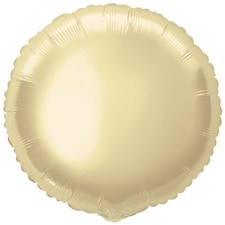 Soft Gold Round Foil Helium Balloon 46cm / 18 in | Gold