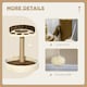 image 4 of PawHut 44cm Cat Tree Tower with Scratch Post, Platforms, Ball, Brown