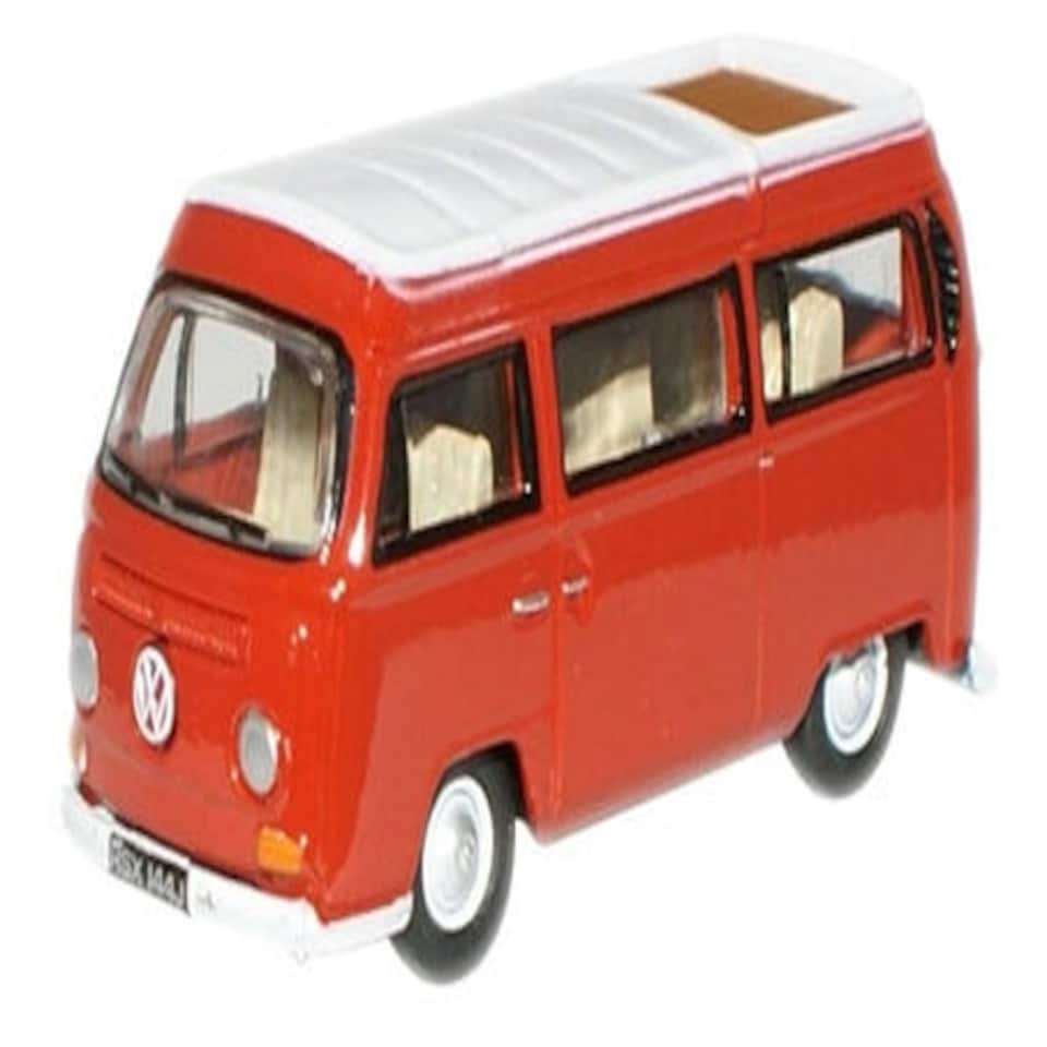Oxford Diecast VW Camper Open Senegal Red/White