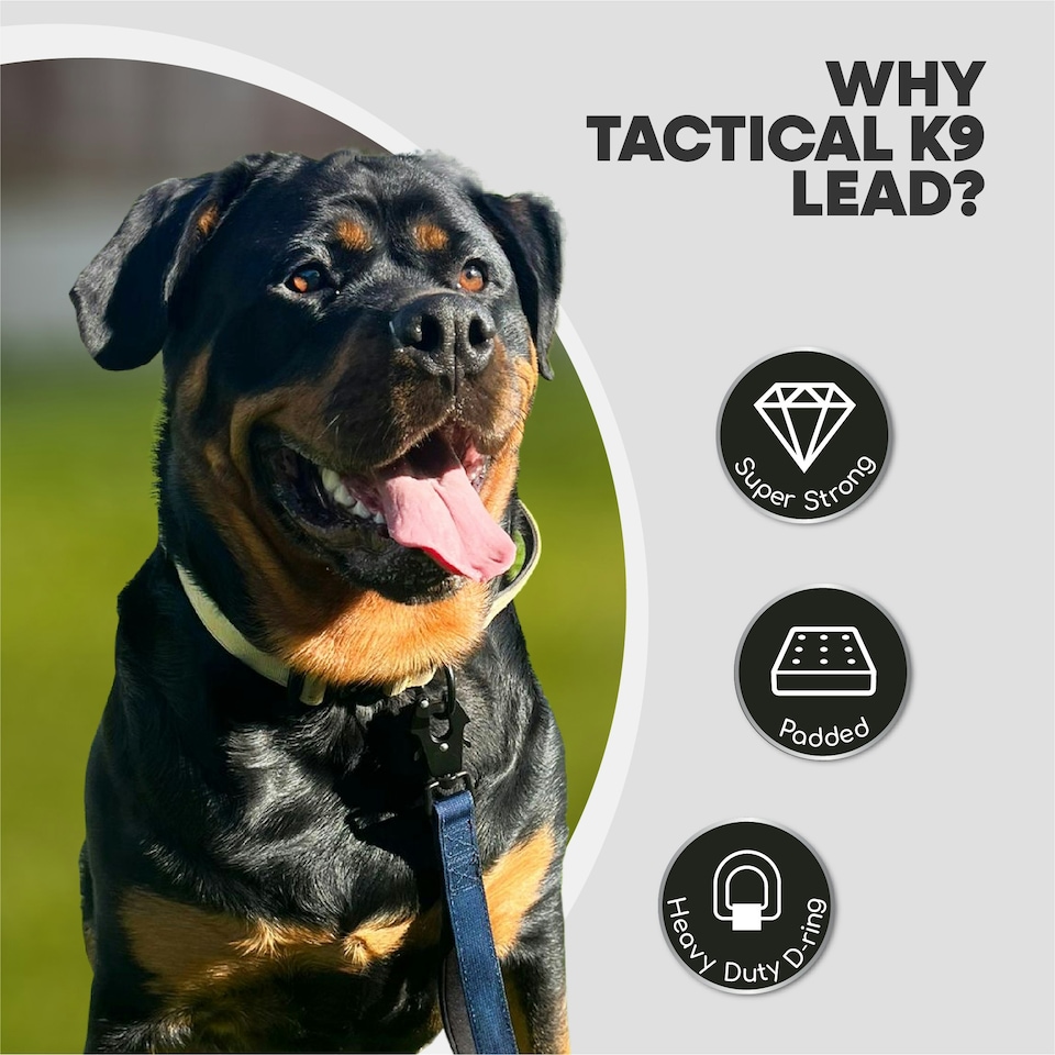 image 1 of HugglePets Tactical K9 Endurance Dog Lead N/A