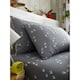 image 1 of Gaveno Cavailia Dinosaur Fitted Bed Sheet Set - Grey/White - Single Grey | Single