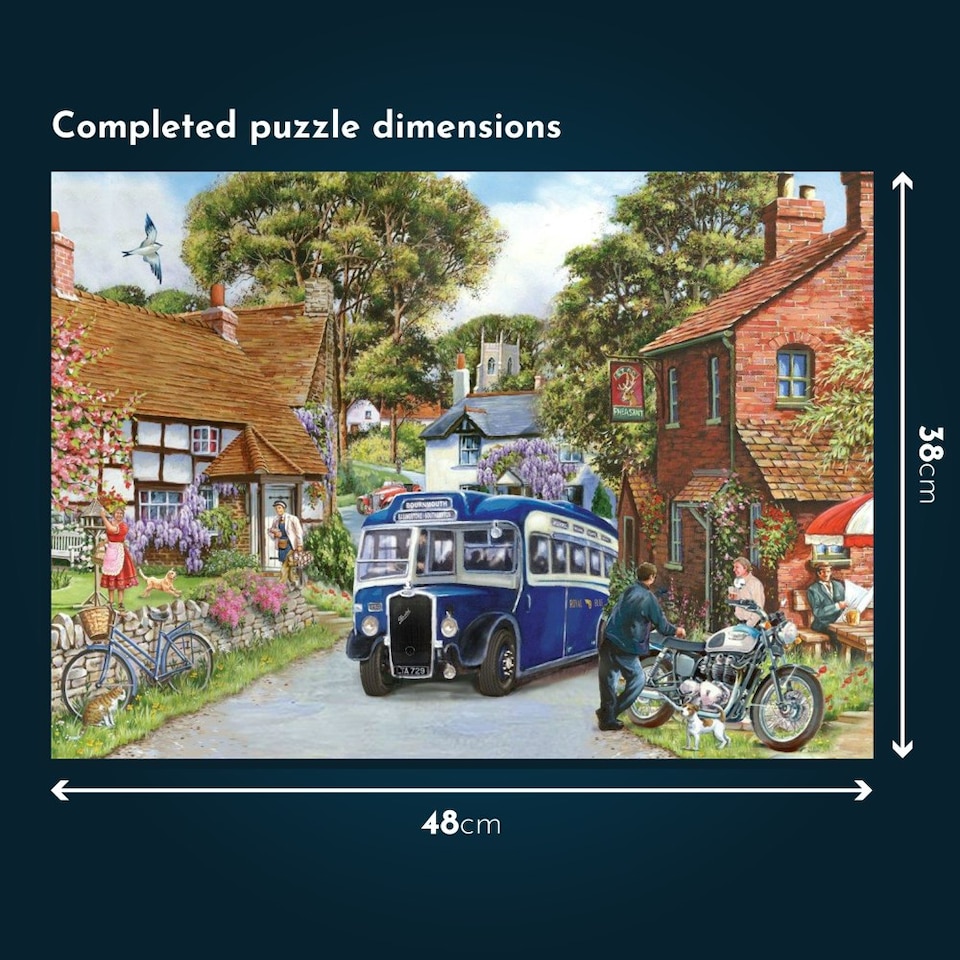 image 1 of Puddles 500 Piece Jigsaw Puzzle