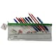 image 1 of Stationery Filled Green Zip 13x5" Pencil Case