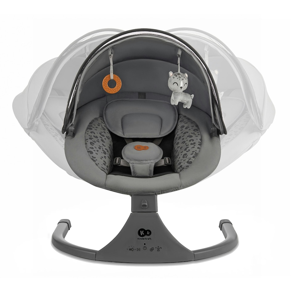 image 1 of Kinderkraft Lumi 2 Swing Baby Rocker | Grey