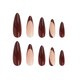 image 2 of Nail HQ Chocolate Envy Almond Nails