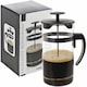 image 1 of 1L French Press Coffee Maker Machine - Cafetiere Plunger for Home Office Use