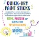 image 6 of Crayola Quick Dry Paint Sticks Set 12 Count