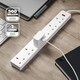 image 2 of GEEPAS 6 Gang Extension Lead With Neon Light, 5m Cable