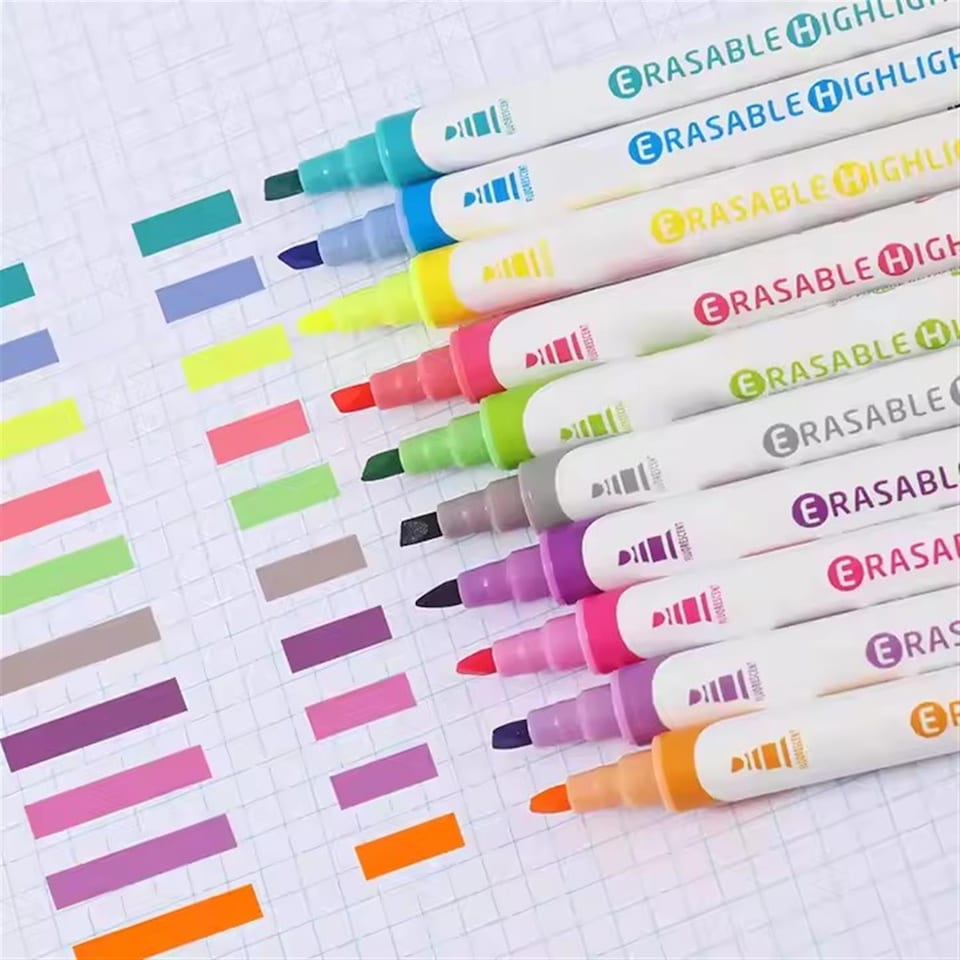 image 1 of Pack of 10 Erasable Highlighters