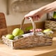 image 2 of Wicker Gardening Trug Basket