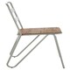 image 3 of Interiors by Premier Grey Metal Chair, Comfy Pink Metal Outdoor Chair, Effortless Cleaning Metal Chair