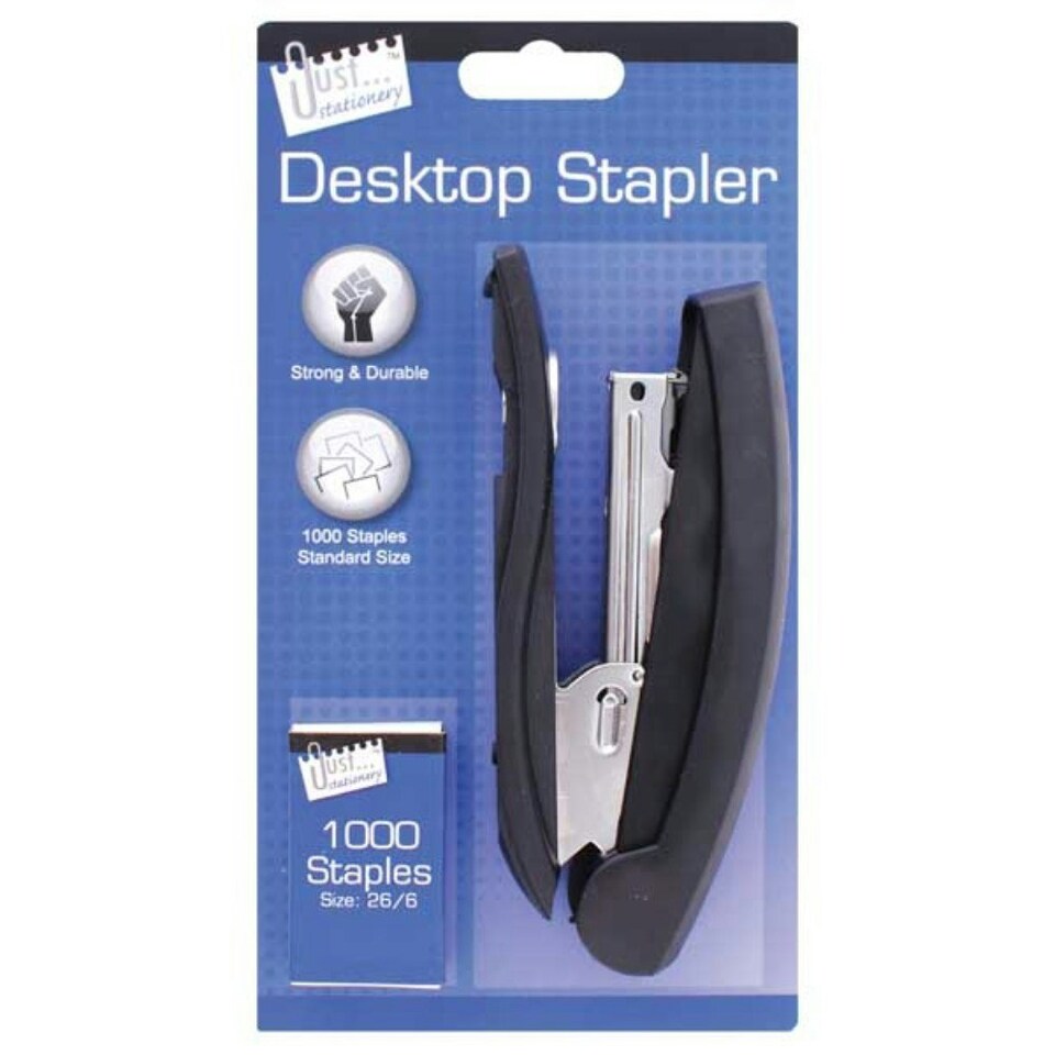 image 1 of Just Stationery Large Stapler with 1000 Staples