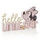 image 2 of Disney Minnie Hello Little Star Mantle Plaque Pink