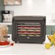 image 2 of HOMCOM Digital Food Dehydrator with 6 Stainless Steel Tray, 350W Food Dryer Machine with LED Touch Panel, Adjustable Temperature, 48H Timer for Drying Fruit, Meat, Vegetable, Jerky, Pet Treat, Black