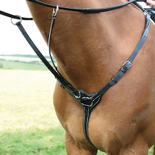 Shires Salisbury Three Point Breastplate Black | Size: Full
Colour: Black
