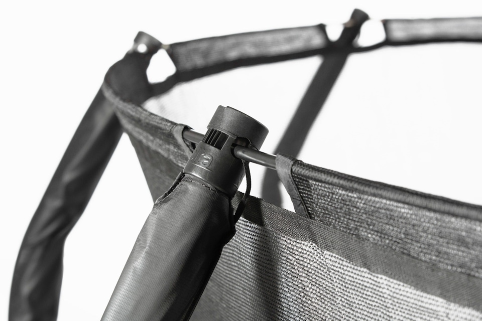 image 1 of 12ft Salta Black Round Premium Edition Trampoline with Enclosure