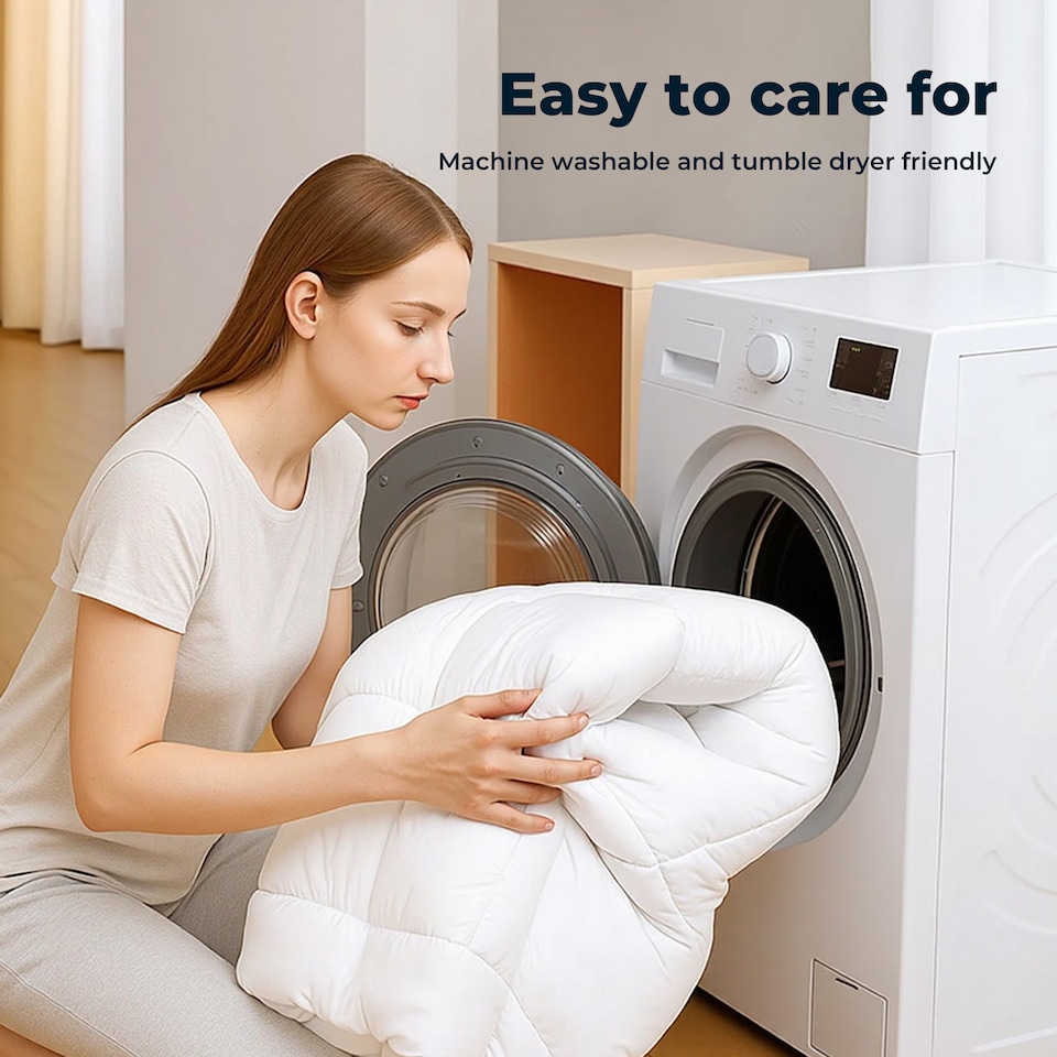 image 1 of Lavio Mattress Topper 10cm Deep Soft Microfibre Washable with Strap  Double