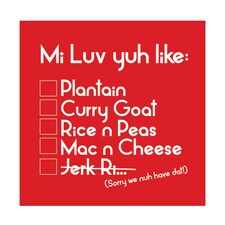 Streetgreets- Mi Luv Yuh Like Greeting Card