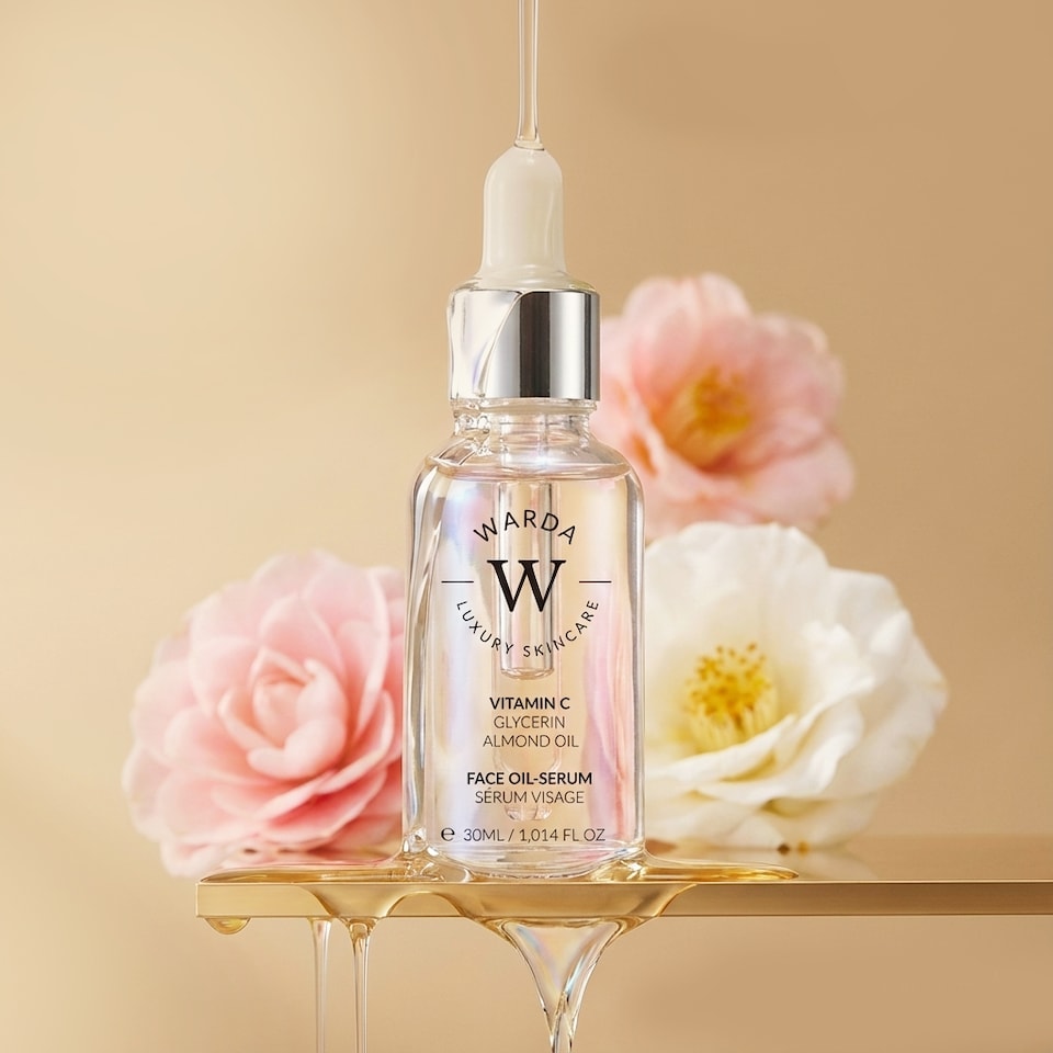 image 1 of Warda Luxury Skincare Vitamin C Glow Boost Oil-Serum 30ml + Hyaluronic Acid Hydration Boost Oil Serum 30ml