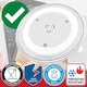 image 3 of SPARES2GO Universal Microwave Oven Glass Turntable Plate (318mm)