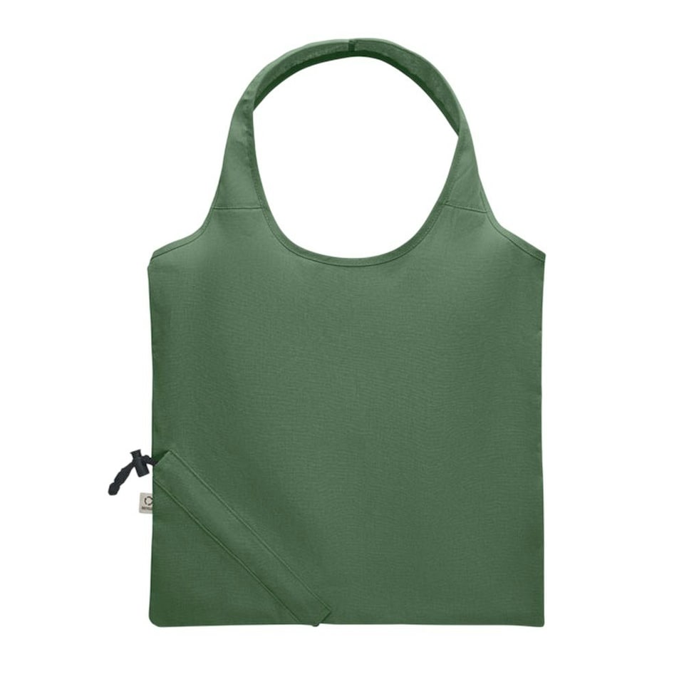 image 1 of MidOcean Carrie Foldable Shopper Bag - Dark Green - One Size Green