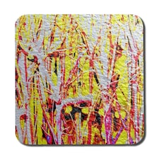 River thames and red branches (Coaster)