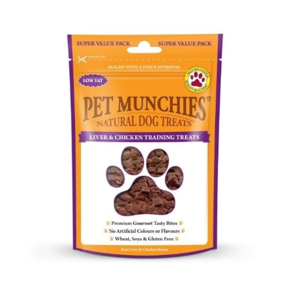 Pet Munchies Liver & Chicken Dog Training Treat 150g (Pack of 8)