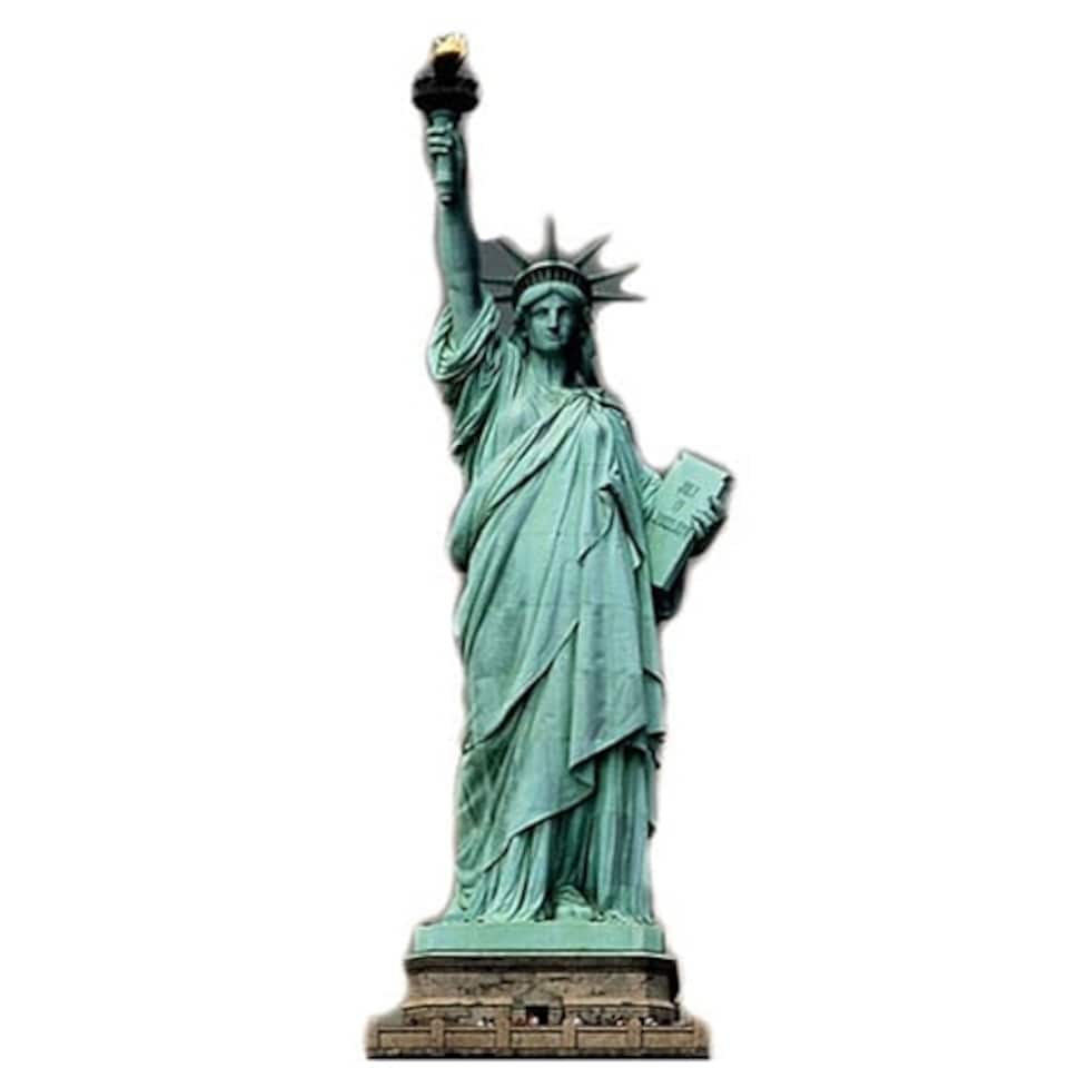 image 1 of Statue Of Liberty Lifesize Cardboard Cutout 191cm
