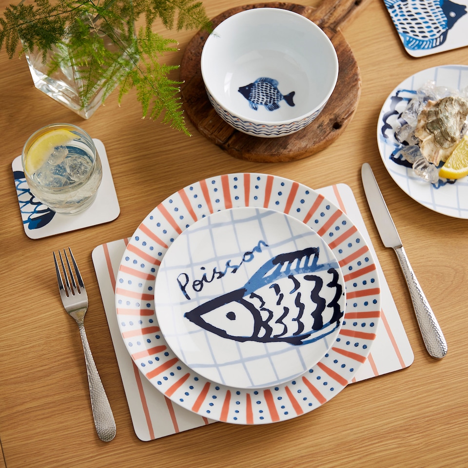 image 1 of Ulster Weavers Catch of the Day Side Plate - Porcelain Multi