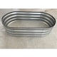 image 6 of Gr8 Garden Outdoor Raised Bed Planter Oval Galvanised Steel Trough Box 120x61x30cm