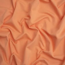 Minerva Core Range Orange Light Loop Back French Terry Stretch Knit Fabric for Dressmaking, 150cm / 59" Wide - per metre